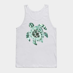 Tie Dye Sea Turtle 2 Tank Top